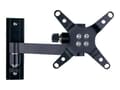 Miniatyrbilde 2 av 5: TECHly ICA-LCD 105BK - Monteringssett (veggplate, displaybøyle) - justerbar arm - for LCD-TV - svart - skjermstørrelse: 13"-30"