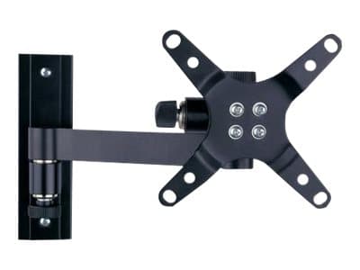 TECHly ICA-LCD 105BK - Monteringssett (veggplate, displaybøyle) - justerbar arm - for LCD-TV - svart - skjermstørrelse: 13"-30"
