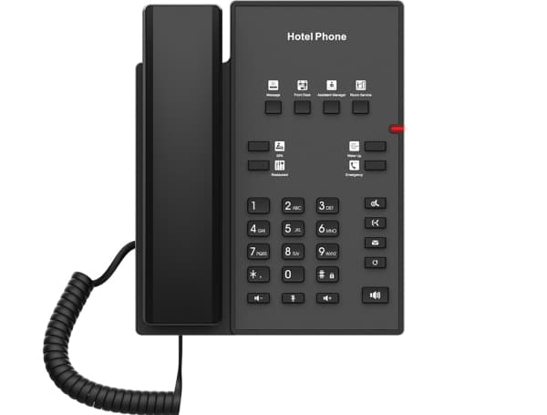 Fanvil H12 Wire 2 Wire -hotellipuhelin musta