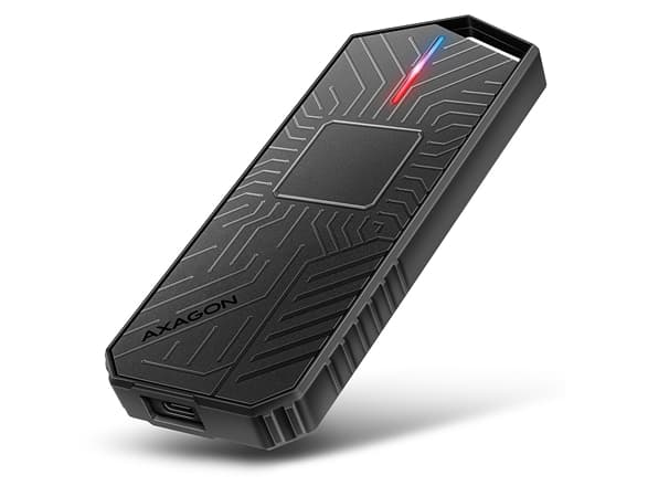 EEM2-GAM USB-C kotelo Gen2 M.2 NVMe/SATA SS
