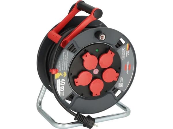Brennenstuhl professionalLINE - Kabeltrommel 300 KU 4100 3.300 W| IP44| 5x (9231400101)