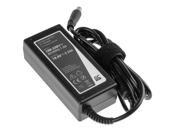 Green Cell PRO - Strömadapter - AC - 65 Watt - svart - för Dell Latitude D420, D430, D500, D505, D510, D600; Vostro 1014, 1310, 1510, A860