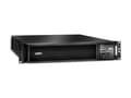 Miniatyrbilde 2 av 5: APC Smart-UPS SRT 1000VA RM - UPS (kan monteres i rack) - AC 120 V - 900 watt - 1000 VA - RS-232, USB, Ethernet 10/100 - utgangskontakter: 6 - 2U - s