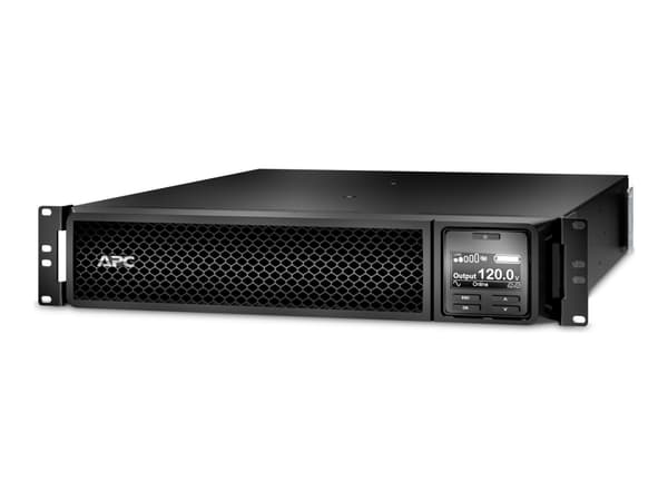 APC Smart-UPS SRT 1000VA RM - UPS (kan monteres i rack) - AC 120 V - 900 watt - 1000 VA - RS-232, USB, Ethernet 10/100 - utgangskontakter: 6 - 2U - s