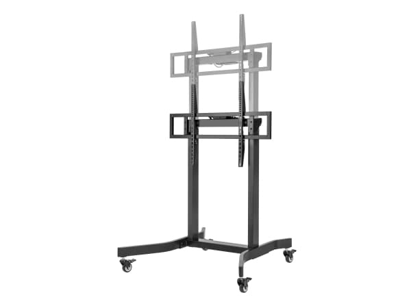 Equip 650632, 139,7 cm (55"), 2,54 m (100"), 200 x 200 mm, 800 x 600 mm, Aluminium, Plast, Rustfritt stål, Sort