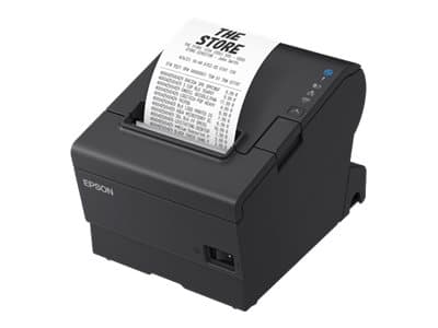 Epson TM T88VII (112) - Kvitteringsskriver - termolinje - Rull (7,95 cm) - 180 x 180 dpi - inntil 500 mm/sek - USB 2.0, USB 2.0 vert, LAN, seriell -