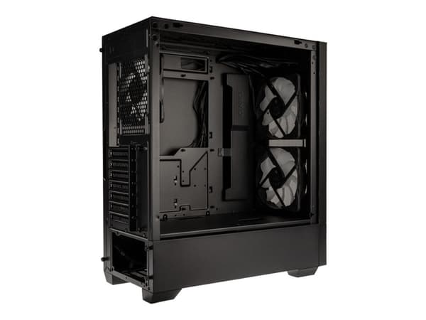 Lian Li Lancool 205 - Torni - ATX - sivupaneeli ikkunalla (karkaistu lasi) - ei virtalähdettä - musta - USB/ääni