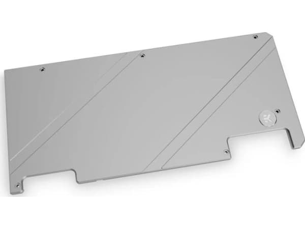 EkWaterBlocks EK-Quantum Vector Strix - Bakplatta för vattenblock till vätskebaserat kylsystem för videokort - nickel - för ASUS ROG-STRIX-RTX3080-10