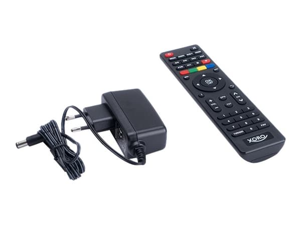 Xoro HRT 8770 TWIN - Digital multimediemottaker - svart