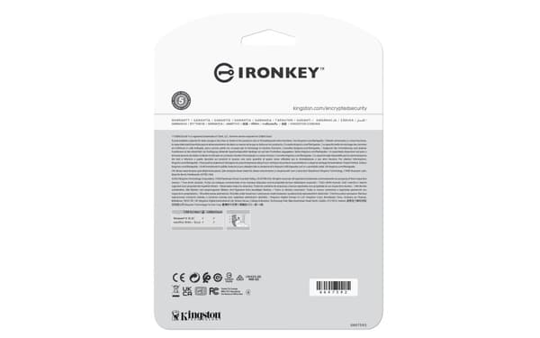 Kingston Technology IronKey Locker+ 50 USB-sticka 16 GB USB Type-A 3.2 Gen 1 (3.1 Gen 1) Silver