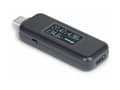 Miniatyrbild 1 av 5: StarTech.com USB-C Power Tester, Bi-Directional Digital Voltage/Current - USB-C strömtester - digital multimeter, bi-directional - svart