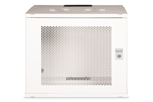 Digitus SOHO PRO Series - Skap - 540x400 mm (WxD) - veggmonterbar - RAL 7035, lysegrå - 9U - 19"