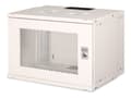 Miniatyrbild 1 av 5: Digitus SOHO PRO Series - Skåp - 540 x 400 mm (BxD) - väggmontering - RAL 7035, ljusgrå - 7U - 19"