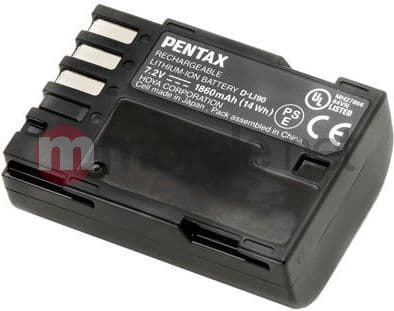 Ricoh Pentax DSLR Li-ion-batteri D-Li90 for K-3 Mark III, K-1 Mark II, K-1