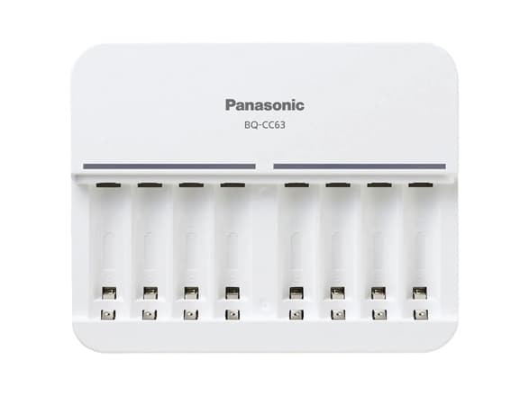 Panasonic eneloop BQ-CC63 - Batterilader - 8 x batterier lader - 1.2 A