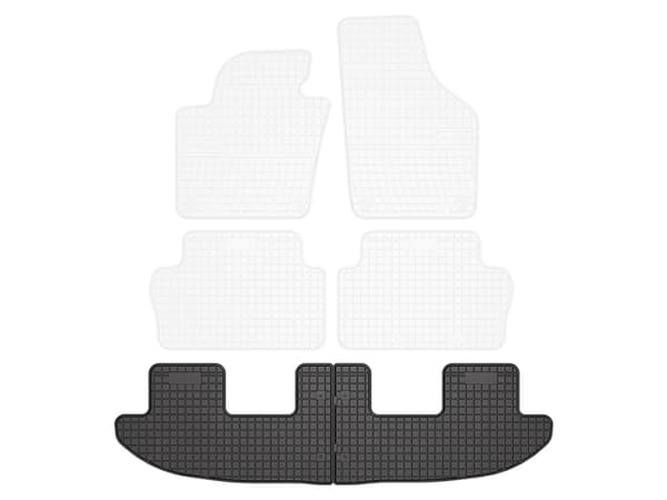 Gummimåtter Volkswagen Sharan II minivan, 2010-2022