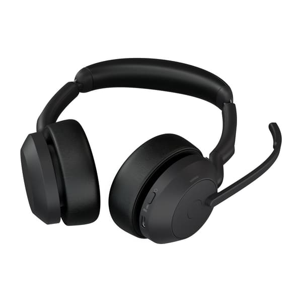 Jabra 25599-989-989 hörlur och headset Kabel & Trådlös Huvudband Kontor/callcenter Bluetooth Laddningsställ Svart