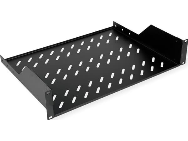 ROLINE 26.21.0021, Rackhylle, Sort, Stål, 25 kg, 2U, 48,3 cm (19")