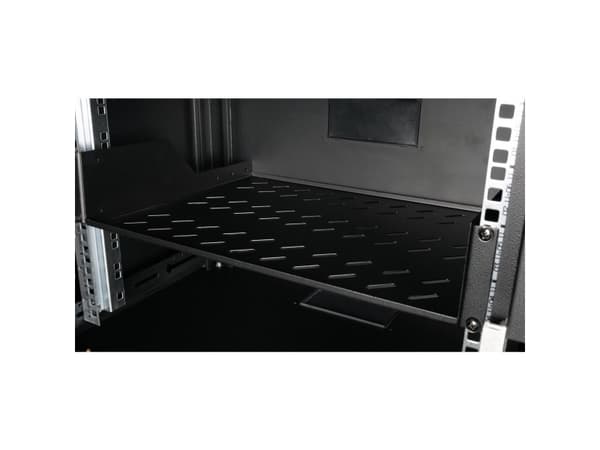 ROLINE 26.21.0021, Rackhylle, Sort, Stål, 25 kg, 2U, 48,3 cm (19")