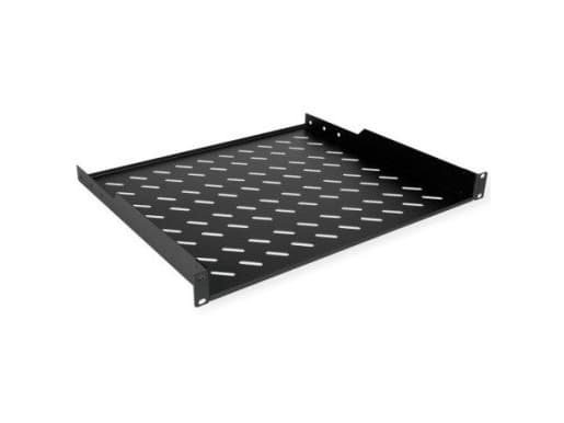 ROLINE 26.21.0020, Rackhylle, Sort, Stål, 15 kg, 1U, 48,3 cm (19")