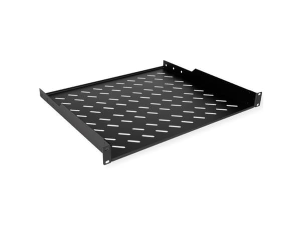ROLINE 26.21.0020, Rackhylle, Sort, Stål, 15 kg, 1U, 48,3 cm (19")