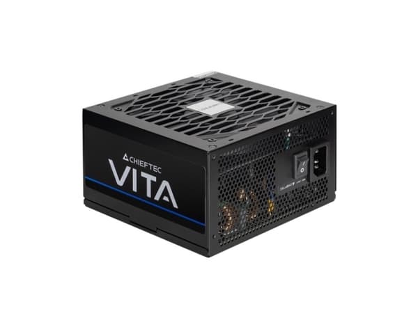 Chieftec Vita strømforsyning 850W 80+Bronse - PC/Server strømforsyning - 14,17 min, 850 W, 100 - 240 V, aktiv, 20+4 pins ATX, 65 cm, 450 mm