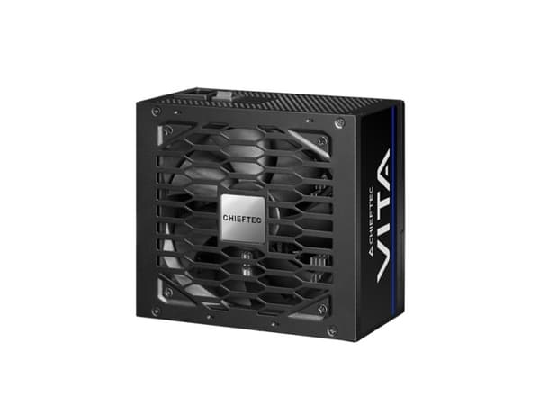 Chieftec Vita strømforsyning 850W 80+Bronse - PC/Server strømforsyning - 14,17 min, 850 W, 100 - 240 V, aktiv, 20+4 pins ATX, 65 cm, 450 mm Sort