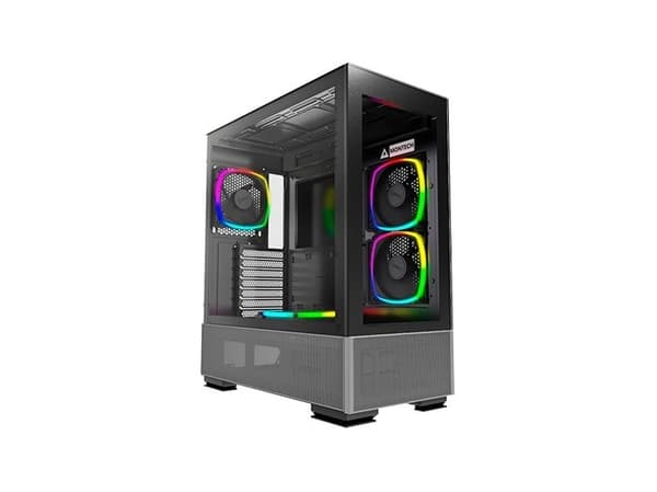 Montech SKY TWO, Midi-Tower - black Svart