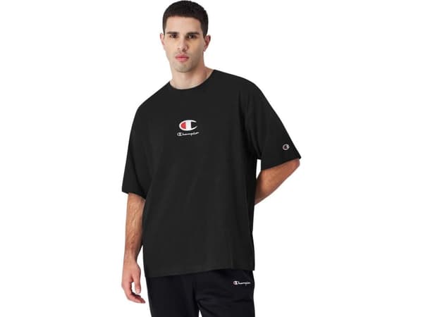Champion T-skjorte for menn Champion Crewneck svart 220270 KK001 M