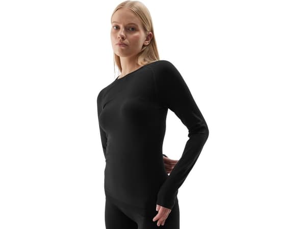 4f termisk t-skjorte for kvinner 4F F152 svart 4FWAW24USEAF152 20S M/L