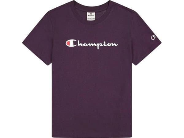 Champion T-skjorte for kvinner Champion SS T-skjorte lilla 117534 VS503 M