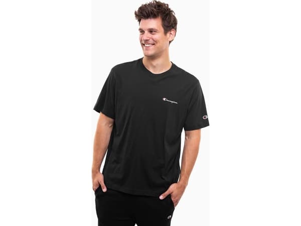 Champion T-skjorte for menn Champion SS Tee svart 220264 KK001 M