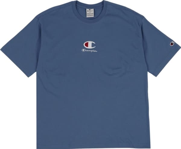 Champion herr T-shirt med rund halsringning blå 220270 BS099 XL