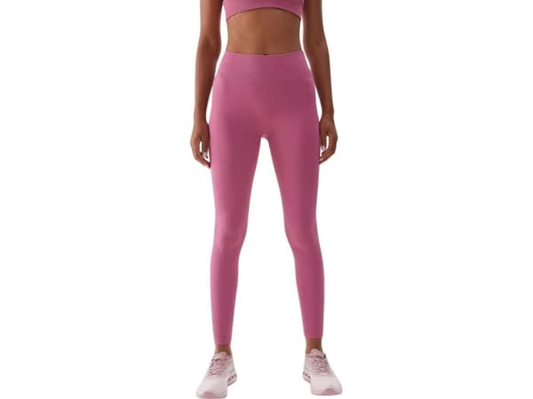 4f leggings for kvinner 4F F278 mørk rosa 4FWAW24TFTIF278 53S XS/S