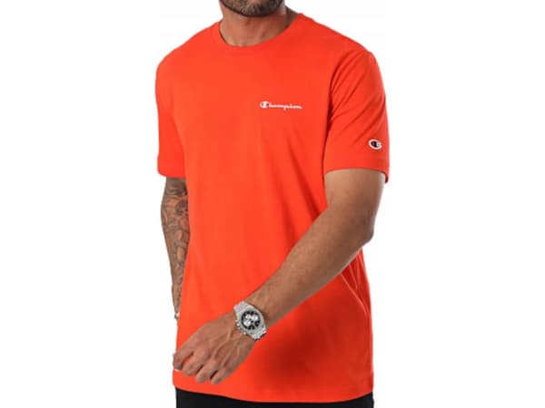 Champion T-skjorte for menn Champion SS T-skjorte oransje 220264 OS014 S