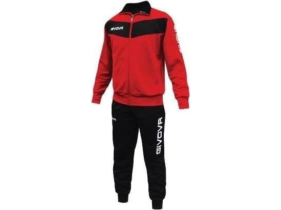 Givova Visa Givova sportstreningsdress rød og svart XS