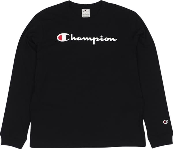 Champion Langermet T-skjorte for menn svart 220257 KK001 2XL