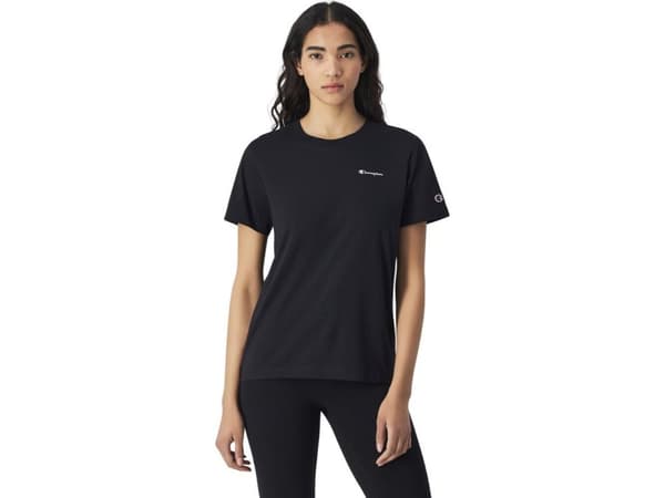 Champion T-shirt för kvinnor Champion SS Tee svart 117535 KK001 L