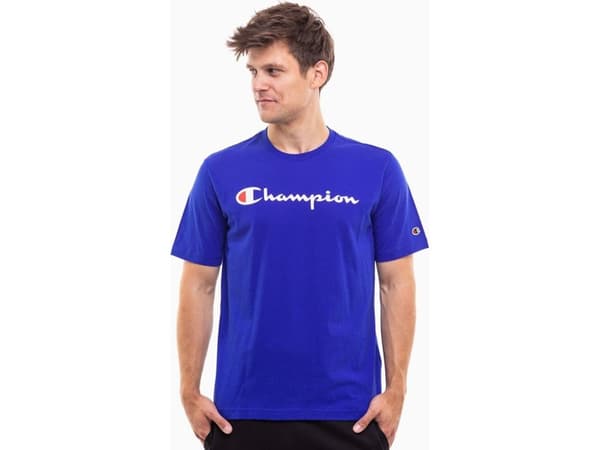 Champion T-skjorte herre Champion SS T-skjorte blå 220256 BS008 2XL