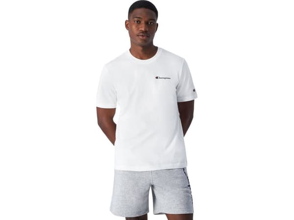Champion T-skjorte for menn Champion SS T-skjorte hvit 220264 WW001 S