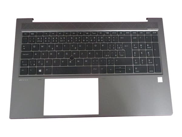 HP - Ersättningstangentbord och -siffersats för bärbar dator - med pekpinne, ClickPad - bakgrundsbelyst - slovensk - för ZBook Firefly 15 G7 Mobile W