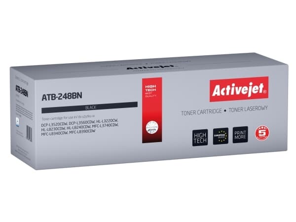 Activejet ATB-248BN, 1000 sider, Sort, 1 stykker