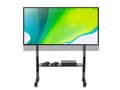 Miniatyrbilde 3 av 5: Techly ICA-TR325, 114,3 cm (45"), 2,29 m (90"), 75 x 75 mm, 800 x 400 mm, Plast, Stål, Sort