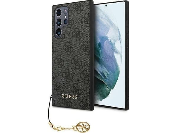 Guess Guess GUHCS24LGF4GGR S24 Ultra S928 czarny/black hardcase 4G Charms Collection