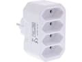 Miniatyrbilde 1 av 4: InLine 16471E, Type F, Type C (Europlug), Rett, Rett, Hvit, 55 g