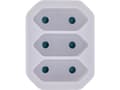 Miniatyrbilde 3 av 5: InLine 16471A, Type F, Type C (Europlug), Rett, Rett, Hvit, 44 g