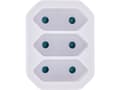 Miniatyrbilde 4 av 5: InLine 16471A, Type F, Type C (Europlug), Rett, Rett, Hvit, 44 g