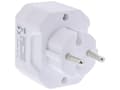 Miniatyrbilde 2 av 5: InLine 16471A, Type F, Type C (Europlug), Rett, Rett, Hvit, 44 g