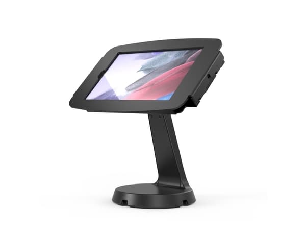 Compulocks iPad 10.2" Space Enclosure Mast Counter Stand - Kiinnityssarja (kotelo, jalusta) - tabletille - lukittava - teräs, alumiini - valkoinen -