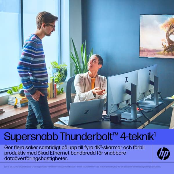 HP Thunderbolt-docka 280 W G4 med kombikabel